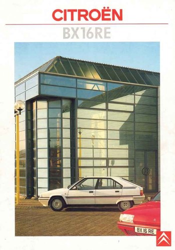Catalogue brochure citroën - citroën, bx